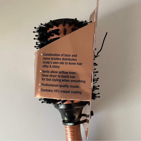 Conair Quick Blow-Dry Pro Copper Collection Round Brush - Picture 4 of 5